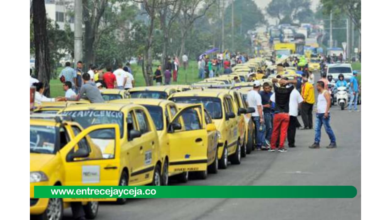 Estos serán los bloqueos en el Oriente Antioqueño producto del paro de taxistas