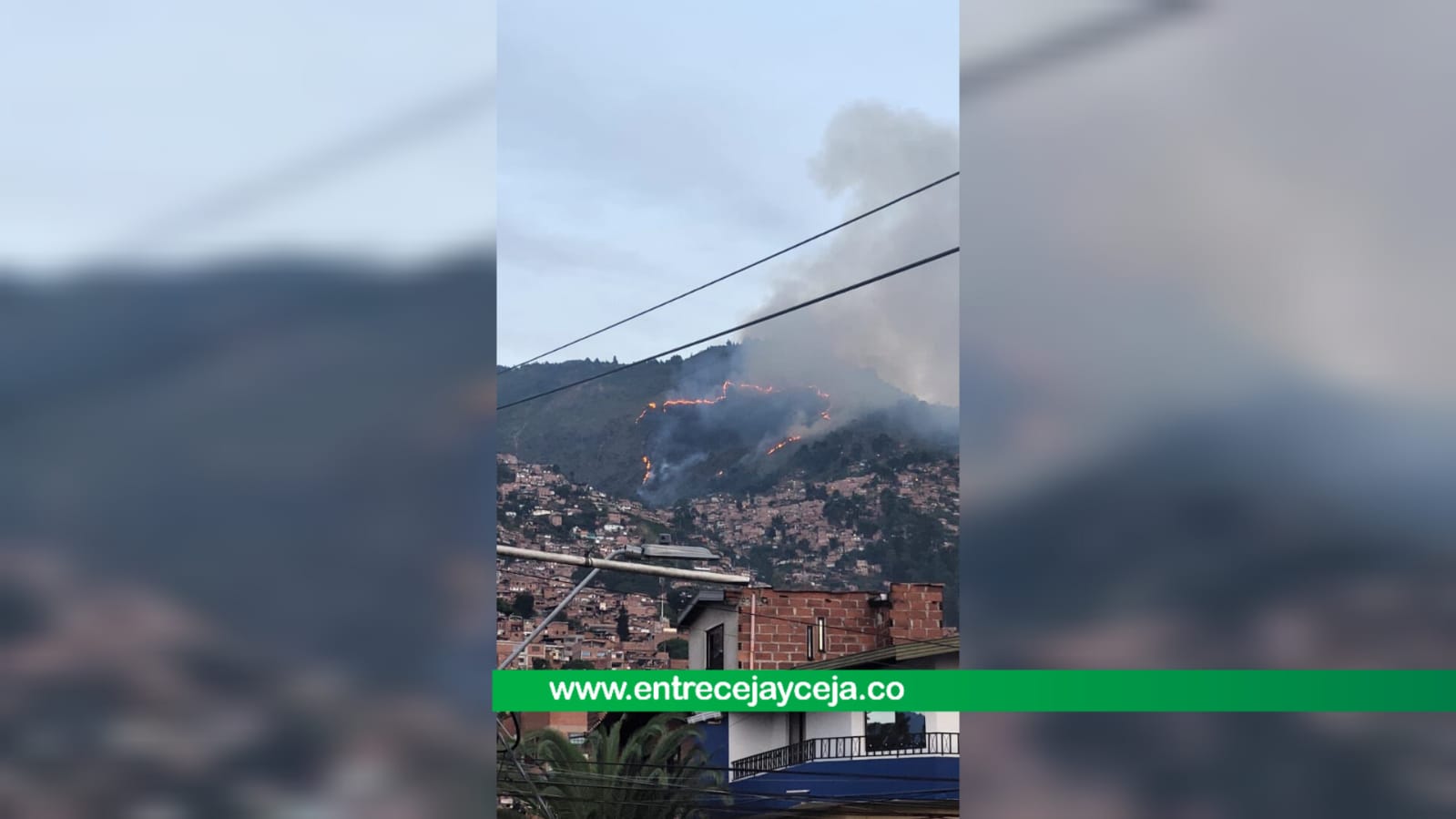 Bomberos controlaron varios incendios estructurales en Medellín