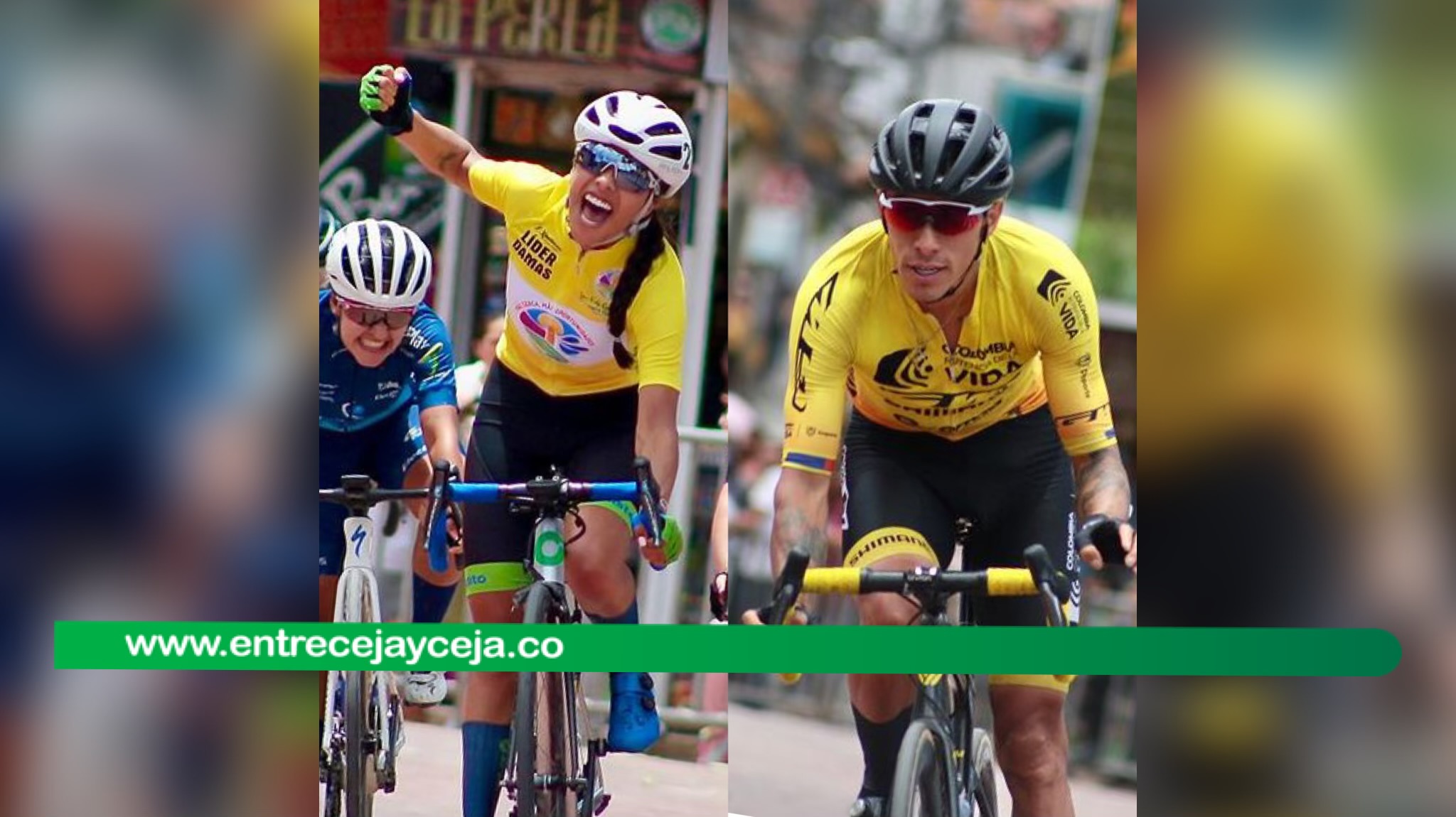 Érika Botero y Óscar Quiroz se imponen en la segunda etapa de la Clásica Nacional de Ciclismo