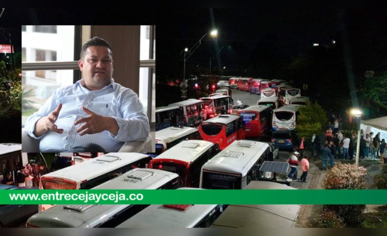 Palabras del Alcalde de Rionegro habrían desatado nuevo paro de transporte