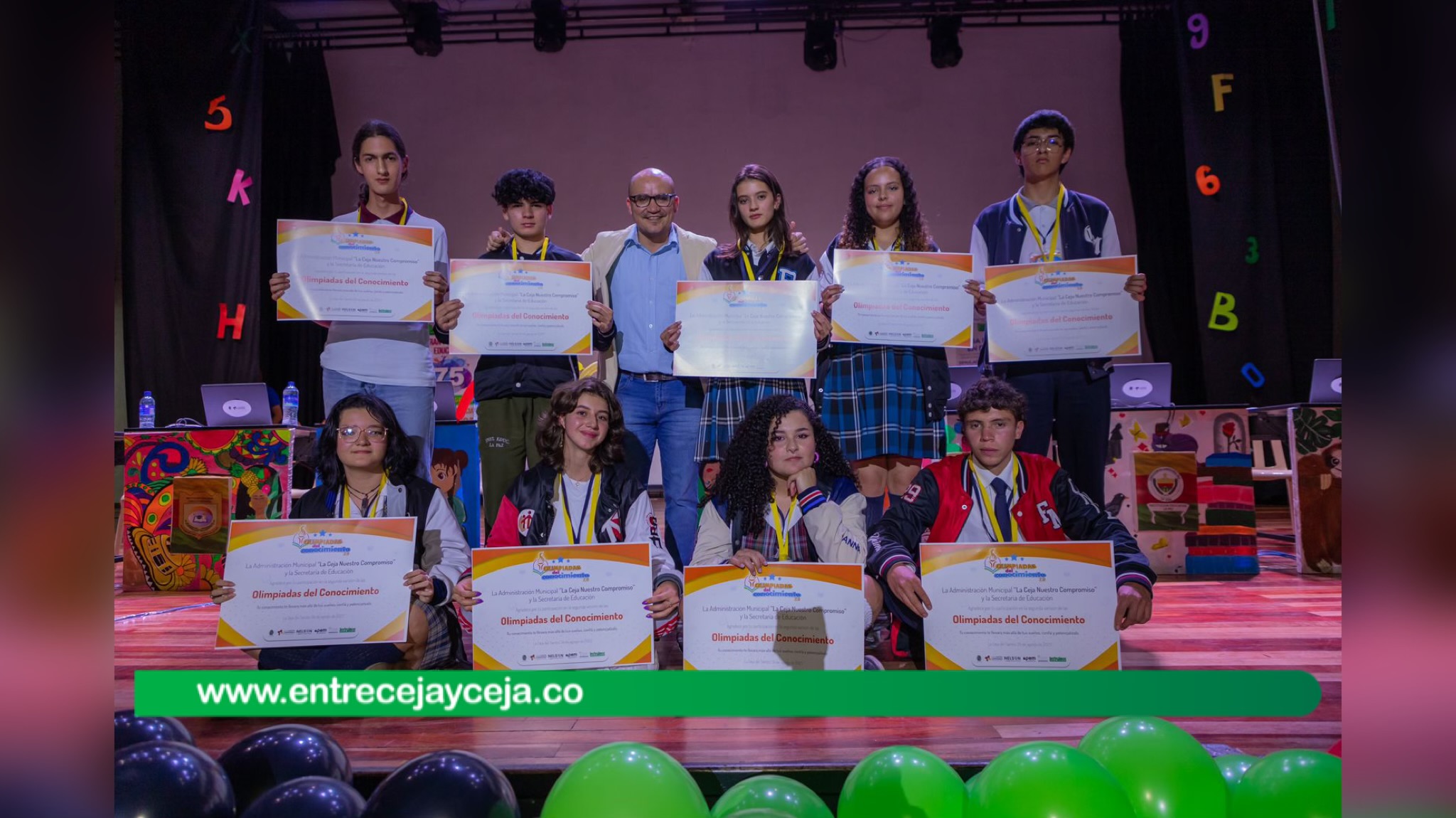 Cejeños brillan como los mejores estudiantes en las Olimpíadas del Conocimiento 2.0