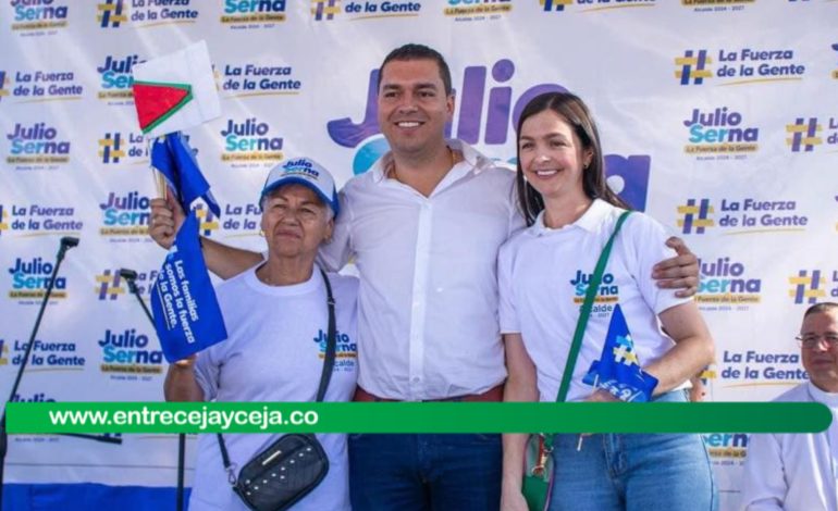 Julio Serna lanzó oficialmente su campaña a la Alcaldía de Marinilla