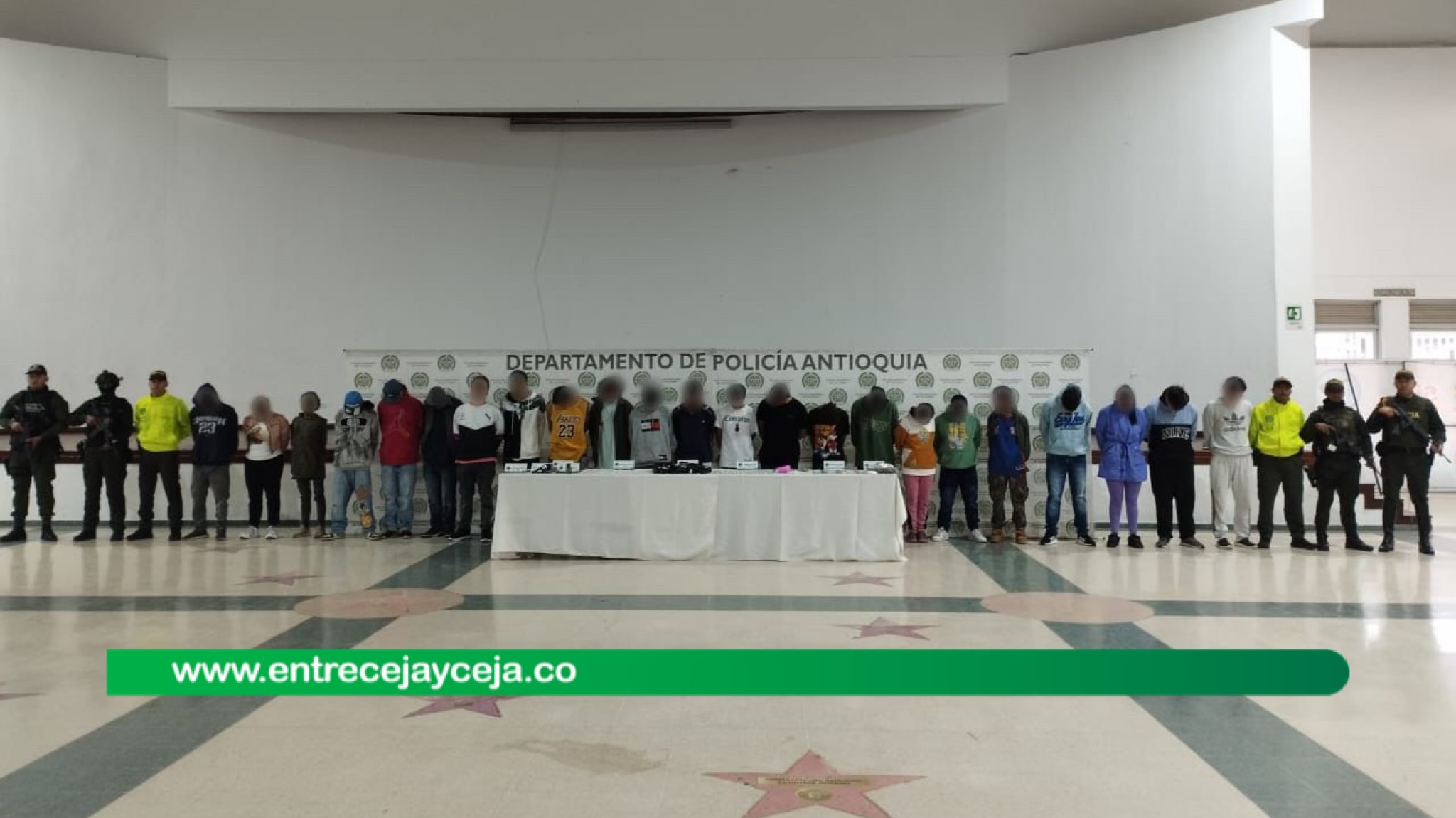 Operación contra el narcotráfico deja 26 capturados y una granada incautada