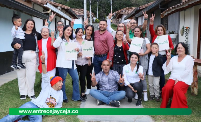 VIVA y Municipio de Sonsón otorgan estabilidad a 60 hogares, beneficiando a 240 personas