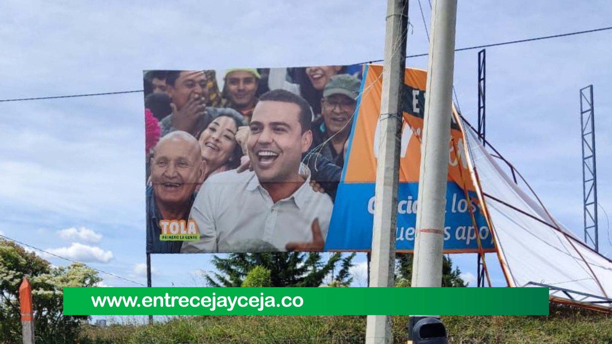 A Fernando “Tola” Valencia le están tumbando las vallas y la publicidad en Rionegro