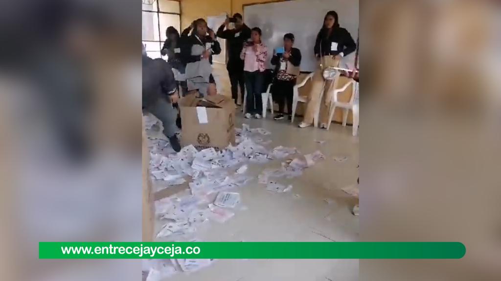 Votantes enfurecidos destruyeron material electoral en el Putumayo