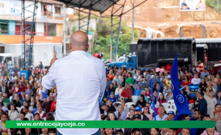 Mario Alberto Gómez cerró su campaña con alrededor de 3000 personas