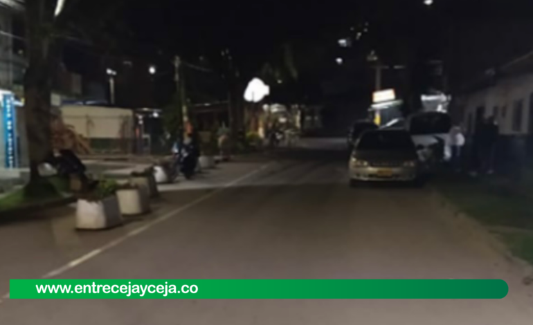 Ataque sicarial en Rionegro deja un joven de 18 años muerto
