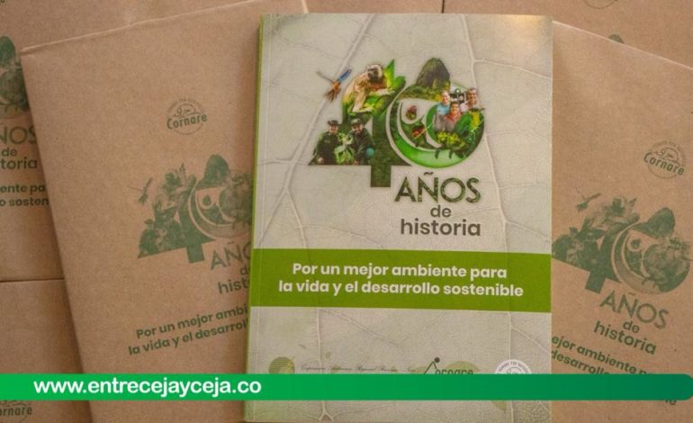 Cornare presentó el libro con el que conmemora sus 40 años