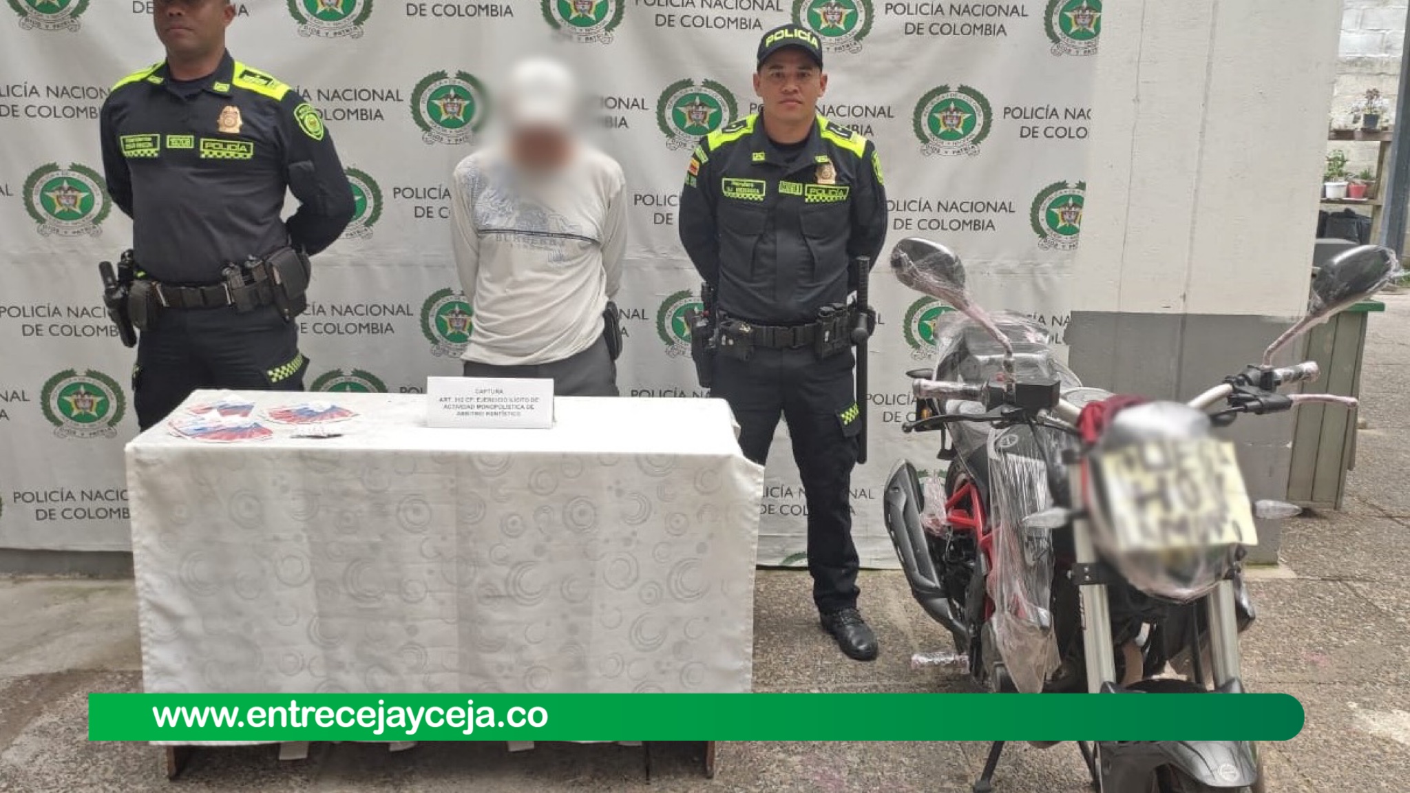 Hombre que comercializaba rifa en San Vicente sin permiso de la Lotería de Medellín fue capturado