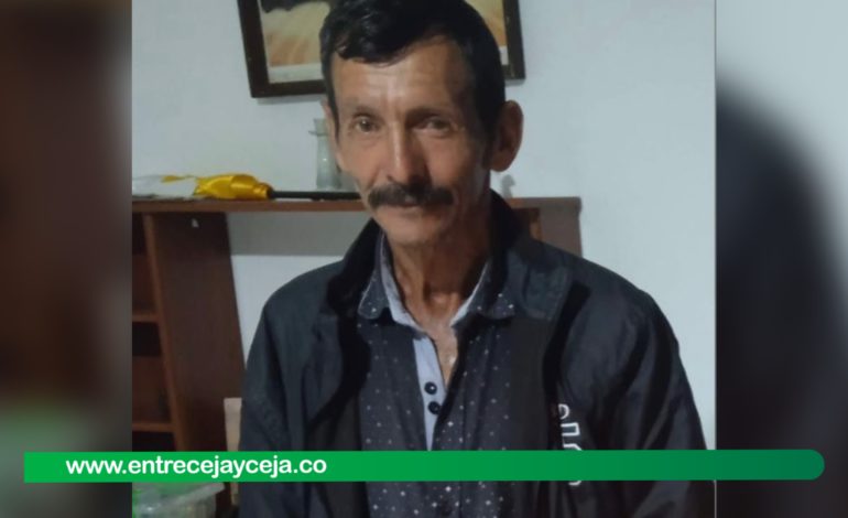 Familia busca a hombre desaparecido desde el 10 de noviembre en Marinilla