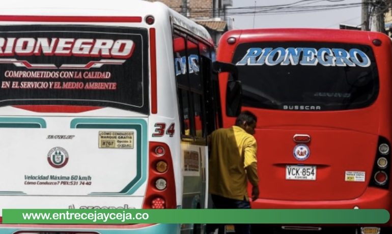Línea F: la propuesta que busca unificar las rutas 04, 05 y 303 en Rionegro