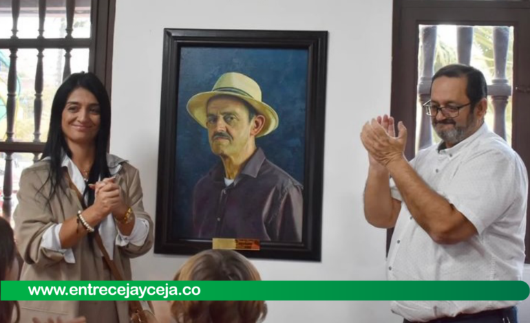 Entronizan en el Concejo de Marinilla el cuadro del corporado fallecido Javier Pineda