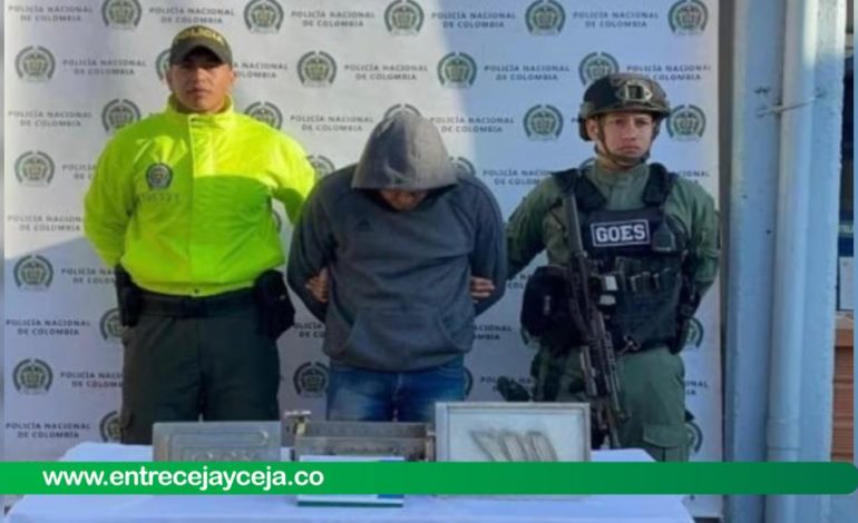 En Rionegro cayó peligroso narco pedido en extradición en el Perú