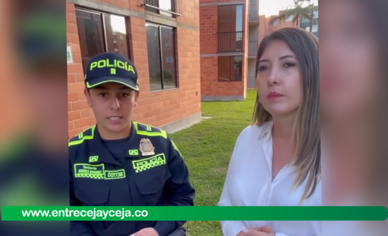 La Ceja tiene nueva comandante de Policía; conozca a la teniente Márquez