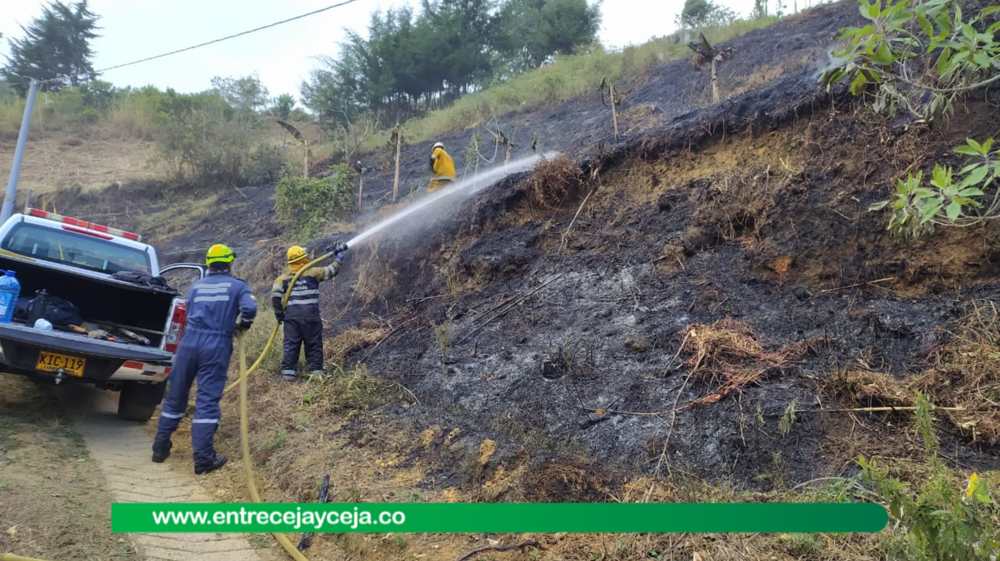 3 incendios forestales fueron atendidos el fin de semana