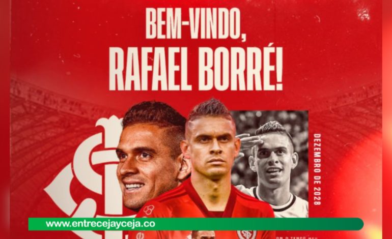 Rafael Santos Borré, la nueva estrella del Internacional de Porto Alegre