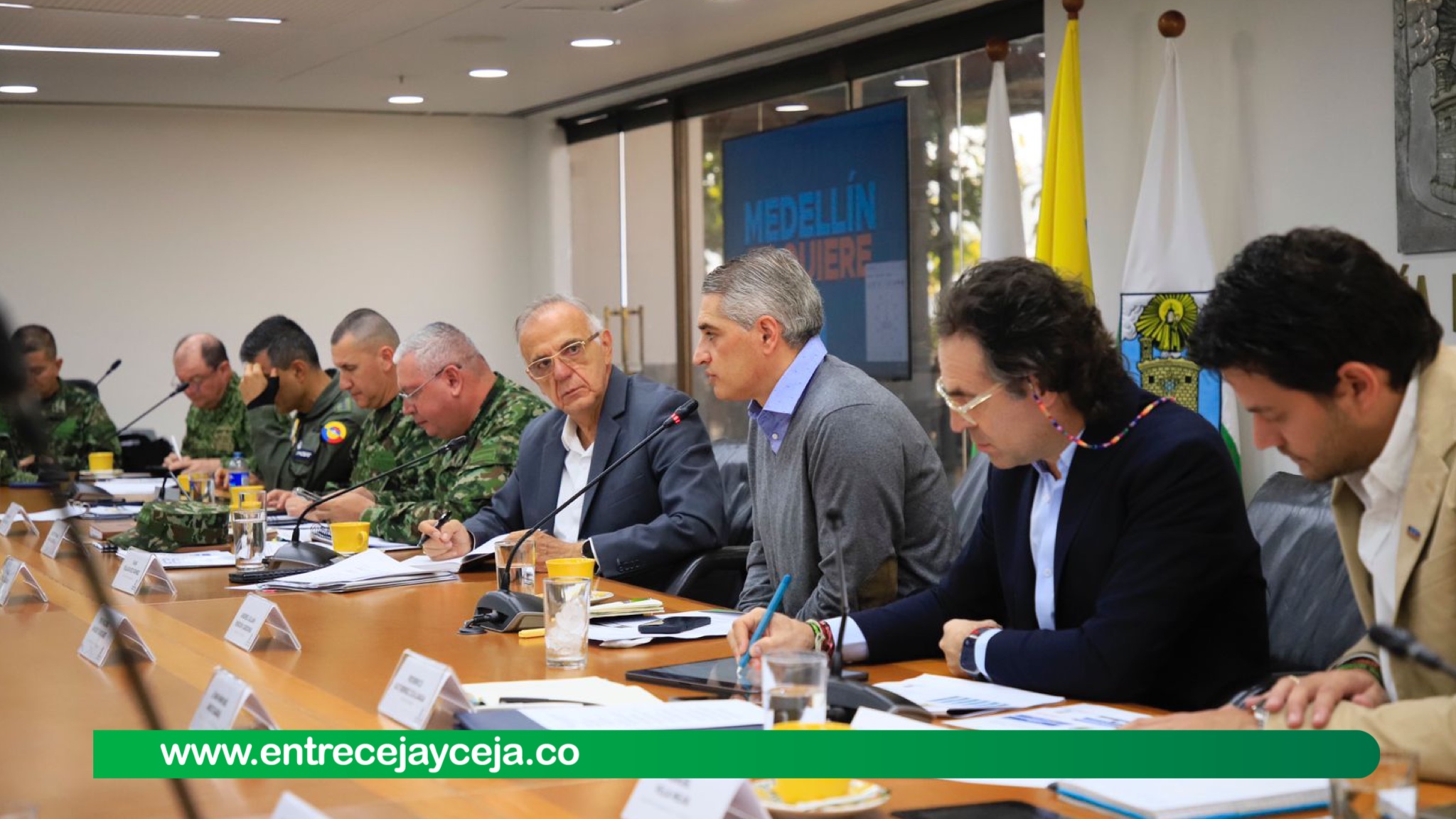 MinDefensa, gobernador y alcalde de Medellín realizaron consejo de seguridad