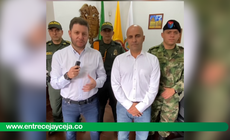 “Ser el municipio más seguro de la región”; la conclusión del primer consejo de seguridad del alcalde de El Retiro