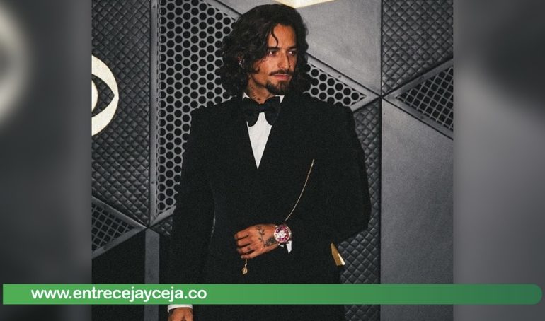 Maluma y el exuberante reloj que lució en los Grammy