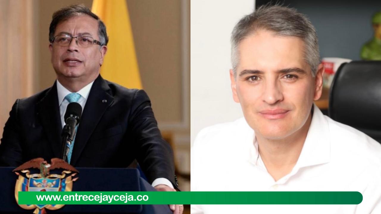 «Se equivoca», gobernador le respondió al presidente Gustavo Petro