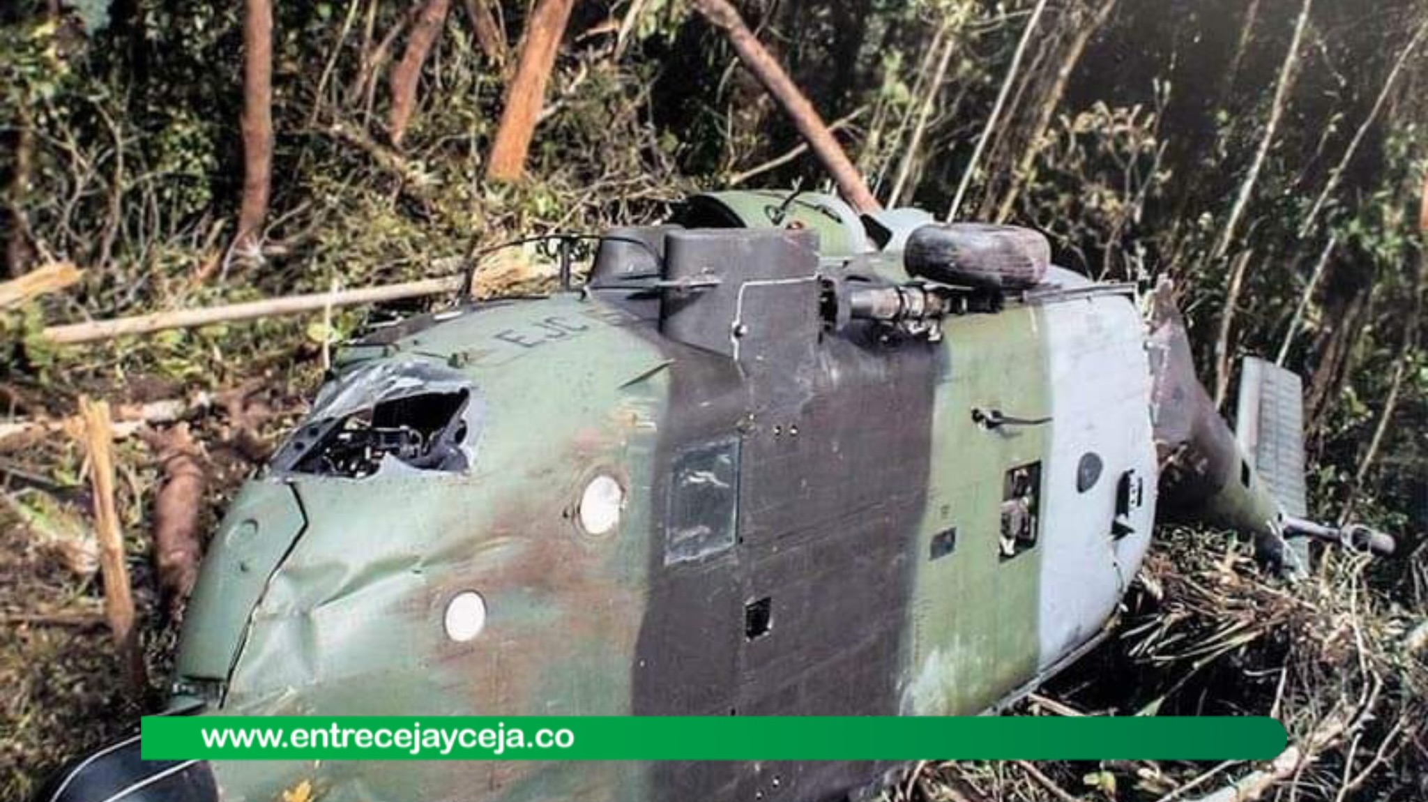 Accidente de helicóptero del Ejército deja varios heridos y fallecidos