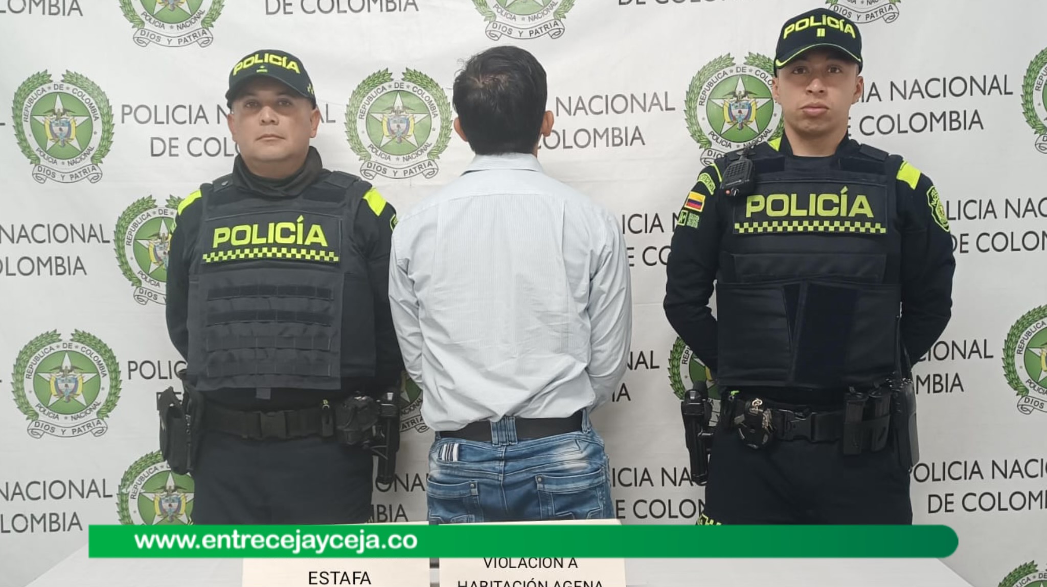 Capturado en flagrancia por estafa y violación de propiedad ajena