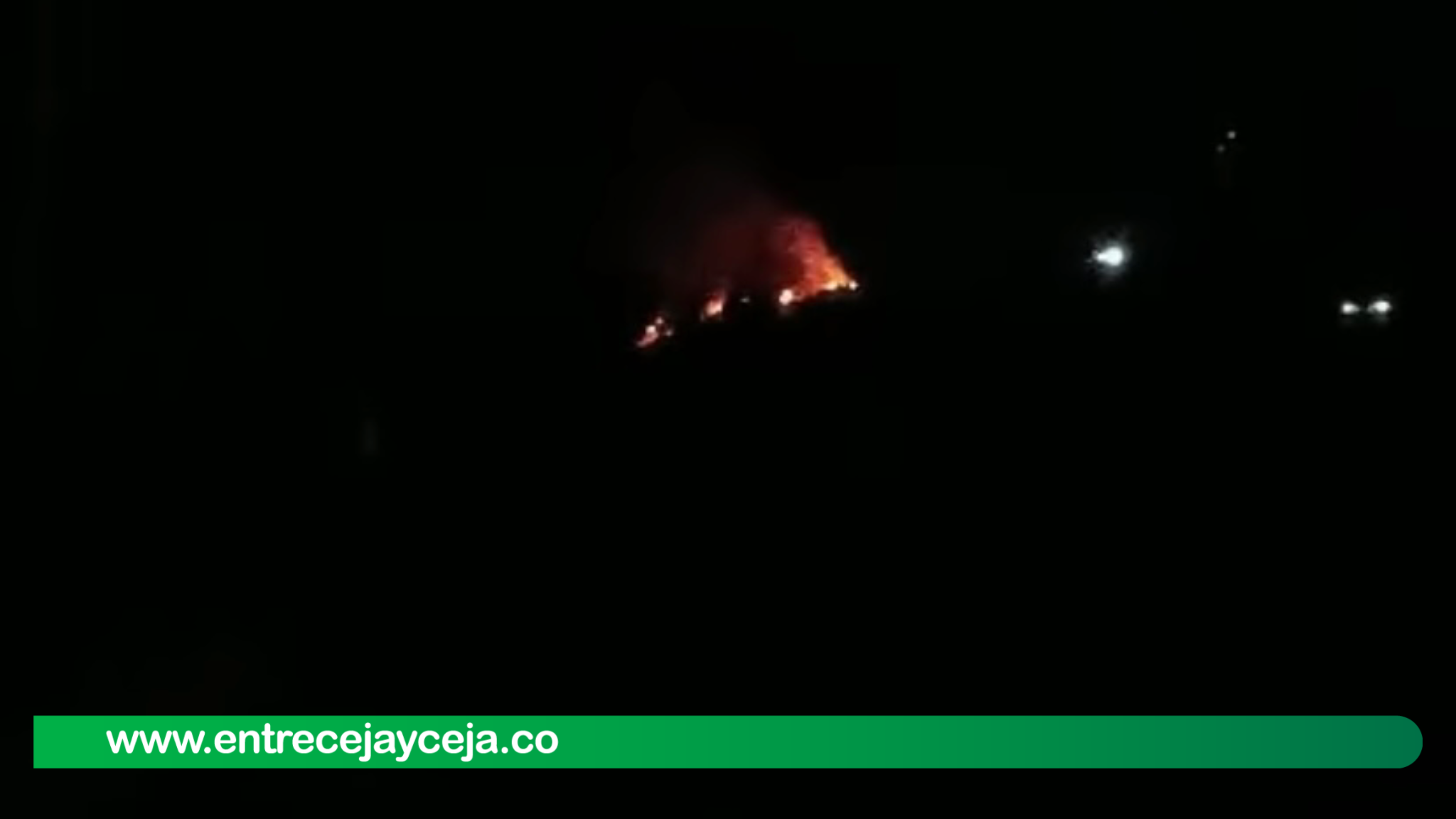 Incendio en zona rural de Sonsón fue controlado en un 100%