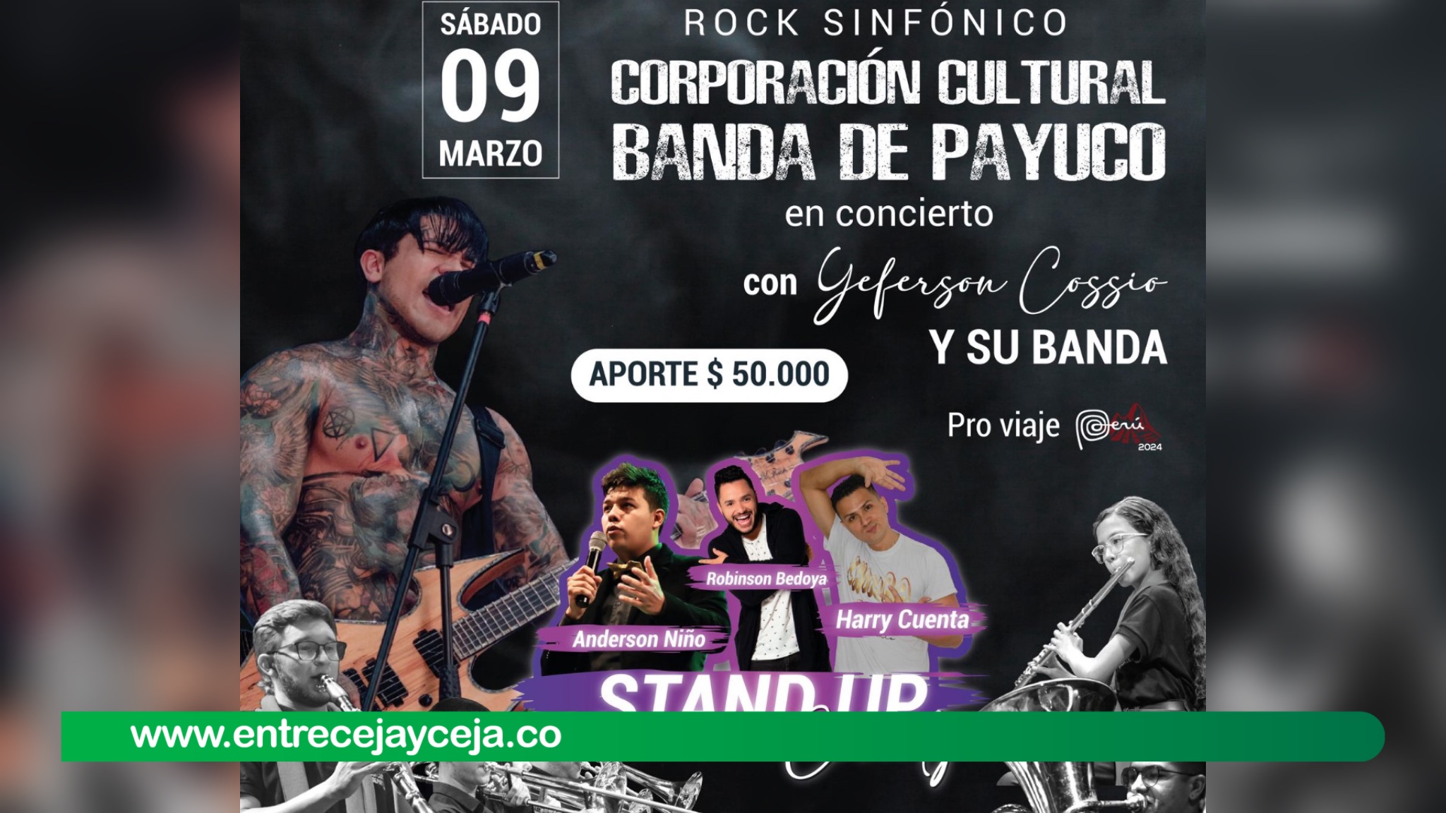 ¡Para no perderse! Bandas de Payuco y de Yeferson Cossio estarán juntas en concierto