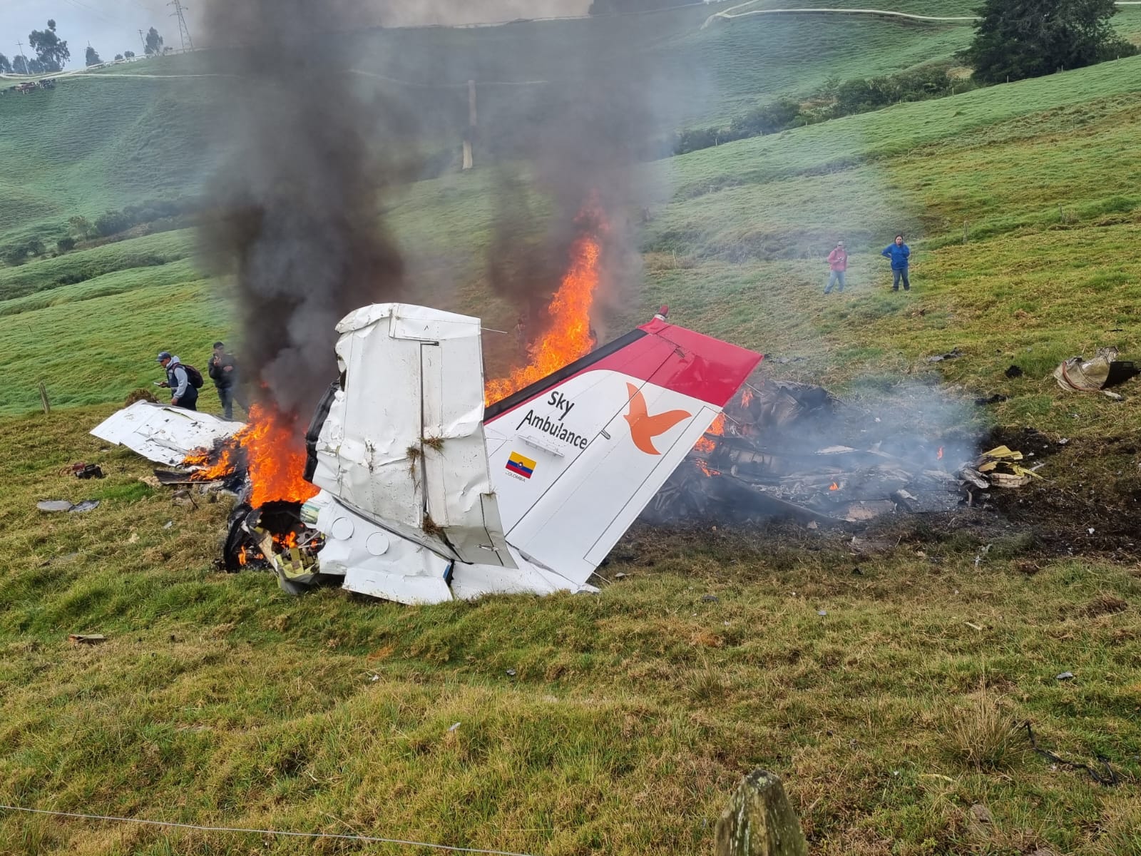 ¿Quiénes iban en la aeronave siniestrada esta mañana?