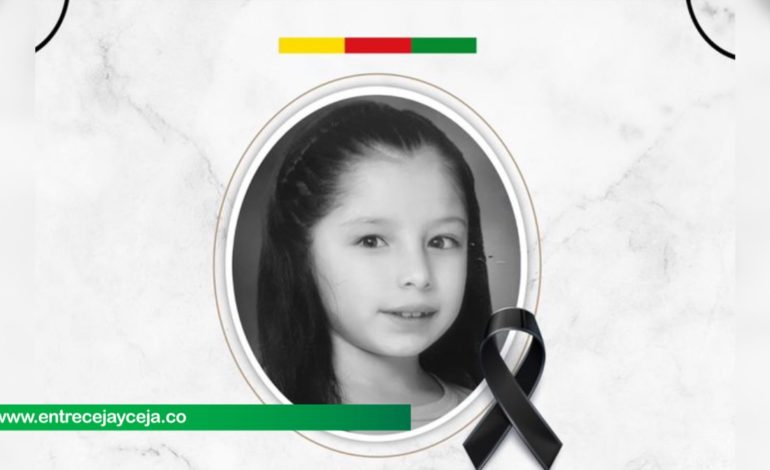 Fallece niña de 7 años en La Ceja