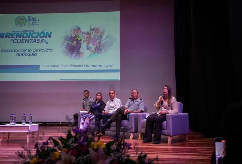 La Ceja fue sede para la rendición de cuentas de la Policía de Antioquia