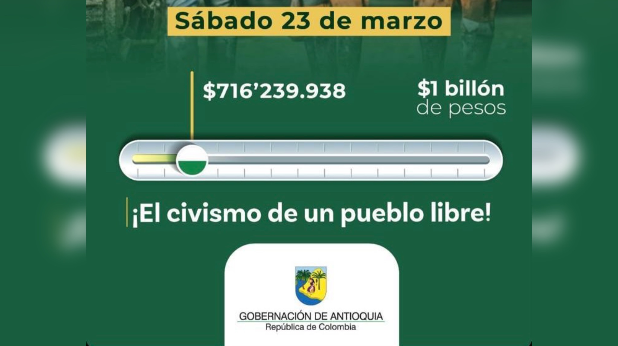 En 24 horas Vaca por las vías logra recaudar más de $700 millones