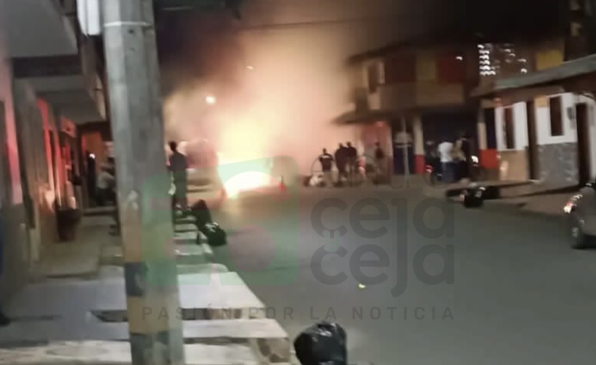 Incendio dentro de local de comidas en La Ceja dejó pérdidas menores