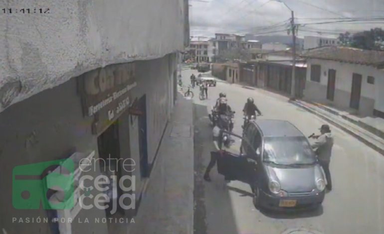 Un caso de fleteo se presentó hoy en La Ceja