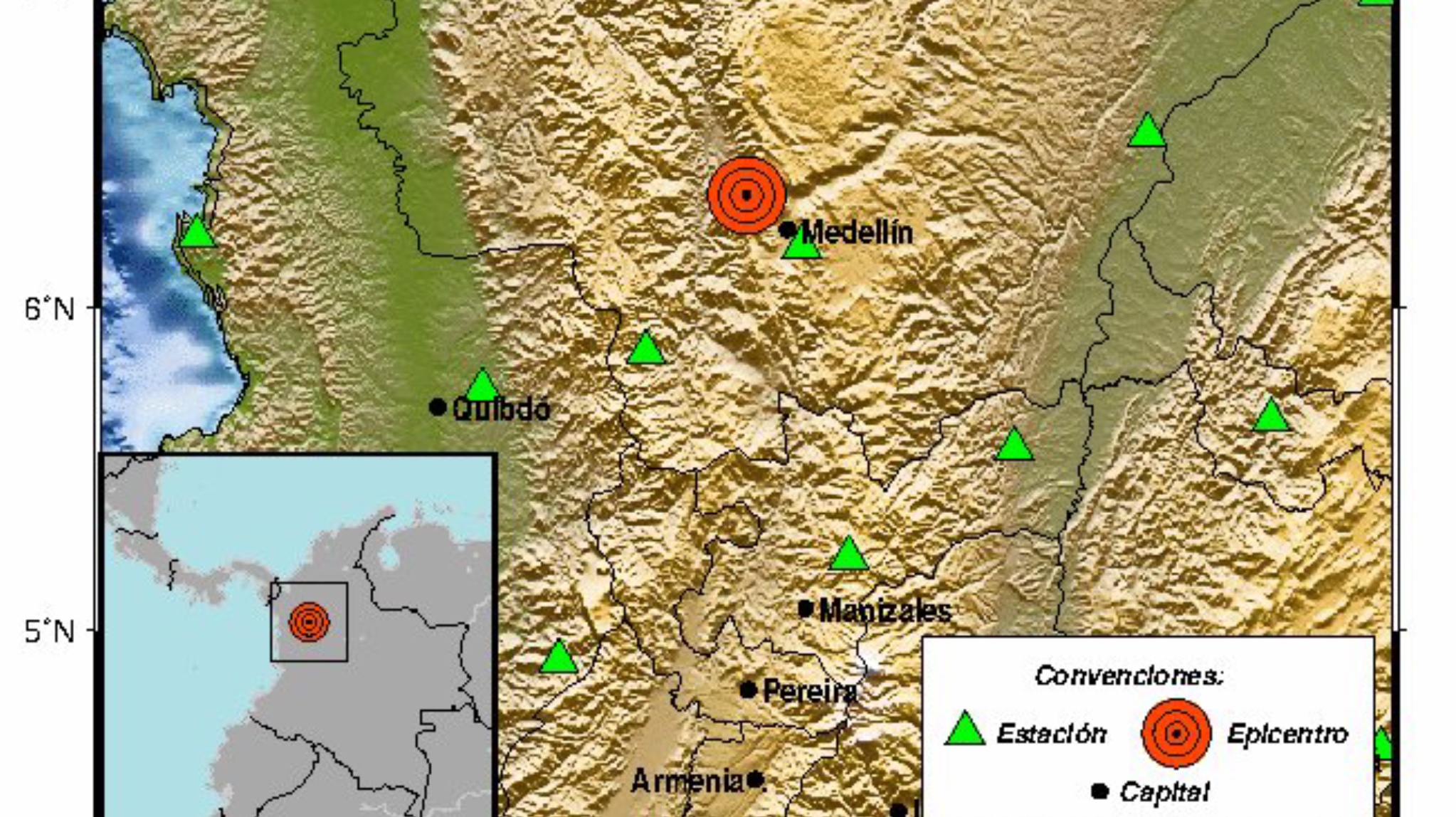 Temblor en Medellín ¿lo sintió?