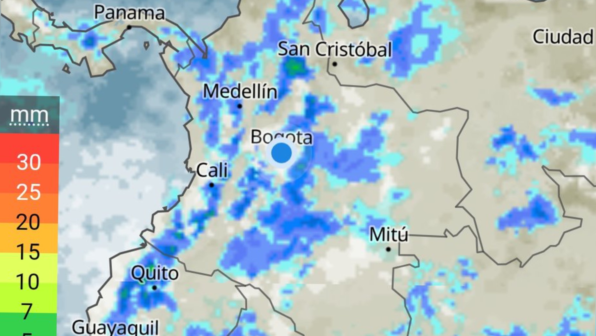 Las lluvias regresan al país