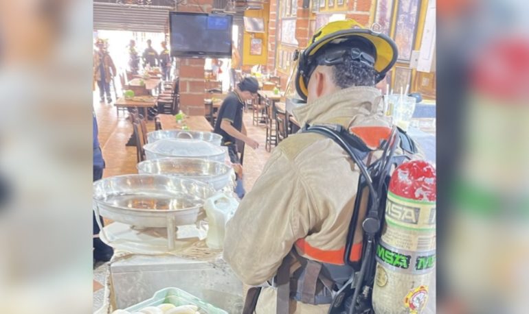 Explosión de mechero de un buffet en Itagüi dejó tres heridos