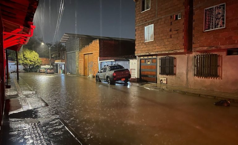 San Pedro y Leo Mazaro, los barrios más inundados esta noche en La Ceja