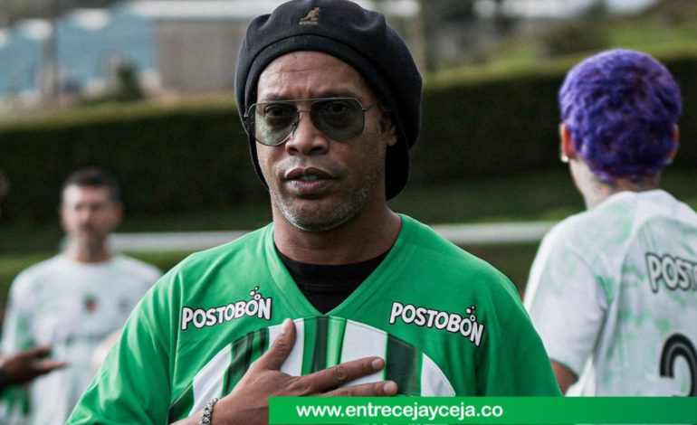 Ronaldinho estuvo de visita en Guarne
