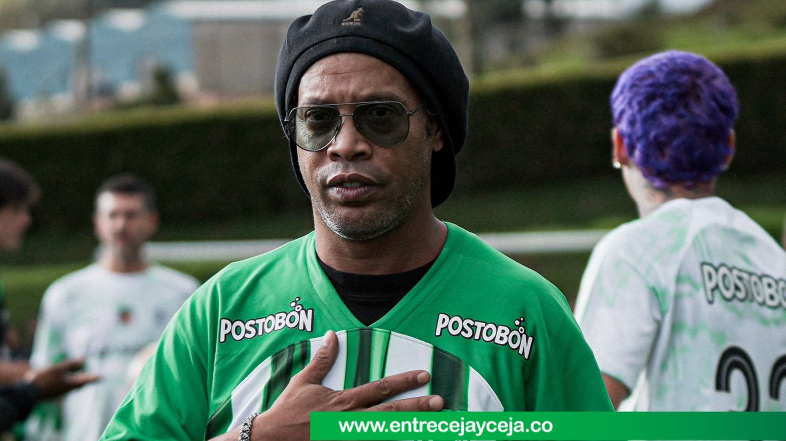 Ronaldinho estuvo de visita en Guarne