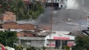 Incendio en Marinilla - Entre Ceja y Ceja