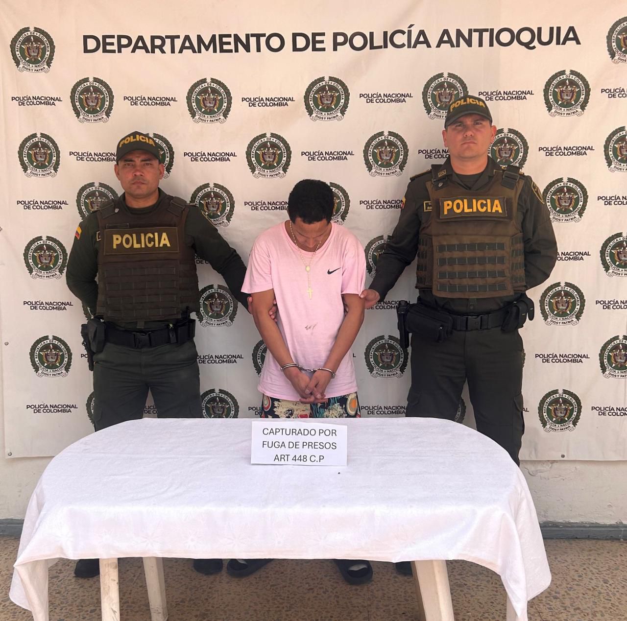 Así recapturaron al primer preso fugado en Marinilla