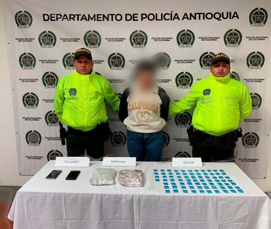 Sonsón: Detienen a pareja sentimental que haría parte del GDO El Mesa