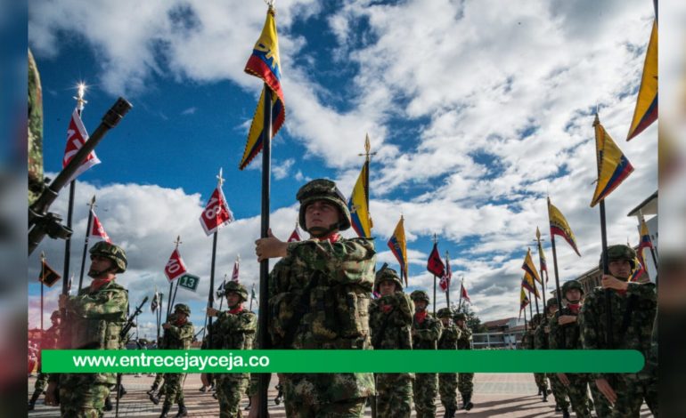 Desfile militar 20 de julio La Ceja - Desfile militar 20 de julio - Entre Ceja y Ceja