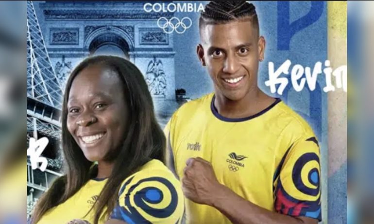 Flor Denis Ruiz y Kevin Quintero: los abanderados de Colombia en la inauguración de París 2024