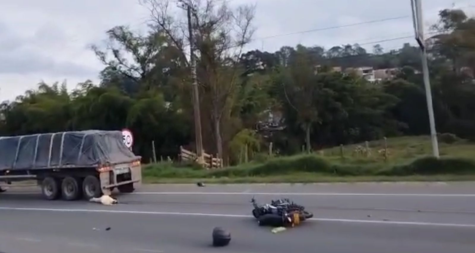 Accidente en la Autopista Medellín – Bogotá deja una persona muerta