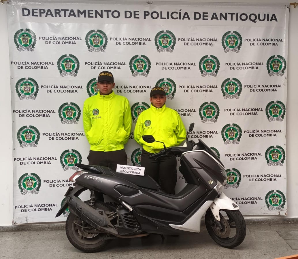 La Ceja: Recuperan una moto y capturan una persona por homicidio