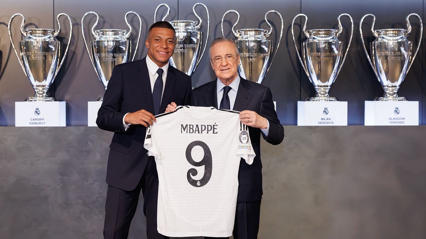 Mbappé ya es oficialmente jugador del Real Madrid