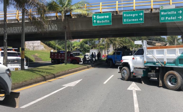 Atención: Así están las vías en el Oriente por el paro camionero